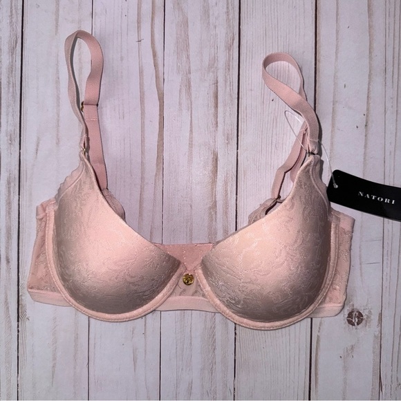 Natori NWT Sheer Jacquard Underwire Bra - Picture 2 of 8